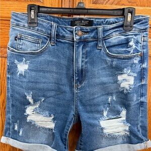 Judy Blue Distressed Shorts
